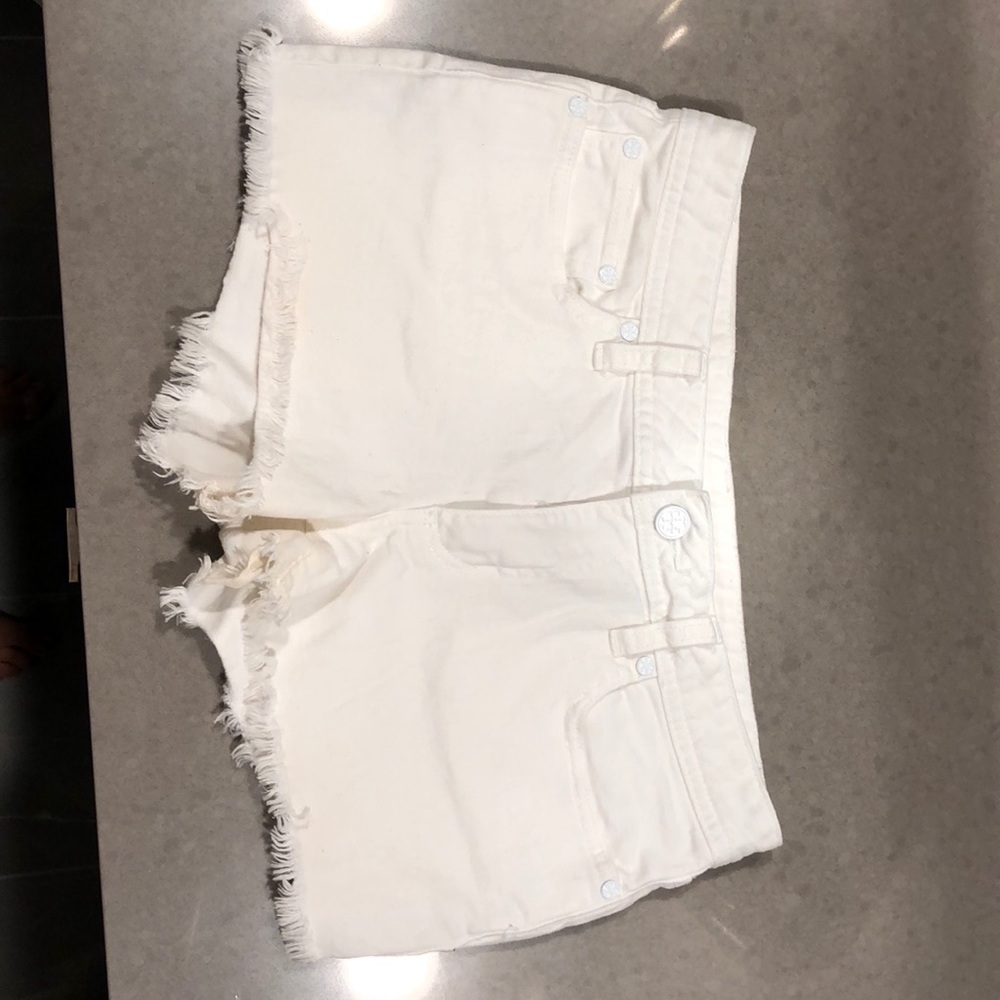 Tory Burch white Jean Shorts size 27